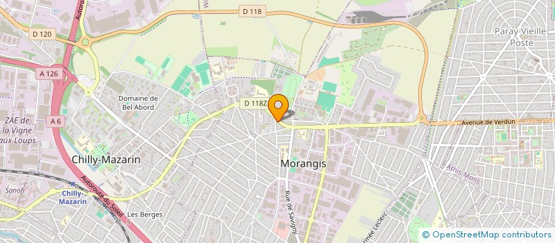 localisation de l'entreprise RENOTEC  MORANGIS