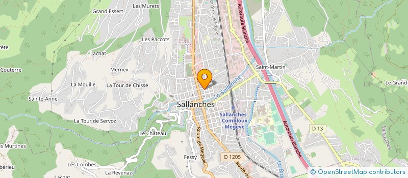localisation de l'entreprise RENOTECH 74  SALLANCHES