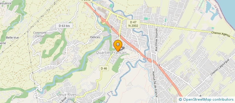 localisation de l'entreprise RENOTECH  SAINTE-SUZANNE