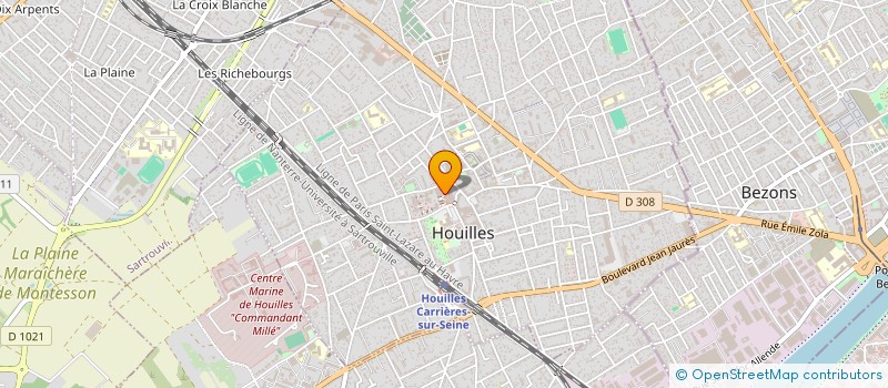 localisation de l'entreprise RENOTHERM à HOUILLES