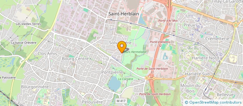 localisation de l'entreprise RENOTOITURE à SAINT-HERBLAIN