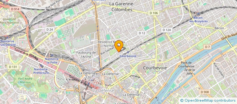 localisation de l'entreprise RENOTTIA DESIGN à COURBEVOIE