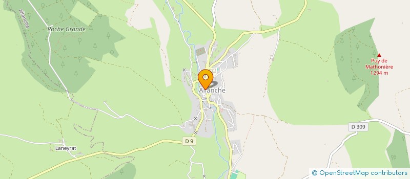 localisation de l'entreprise RENOTUDE à ALLANCHE
