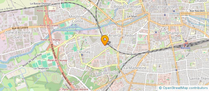 localisation de l'entreprise RENOU  RENNES