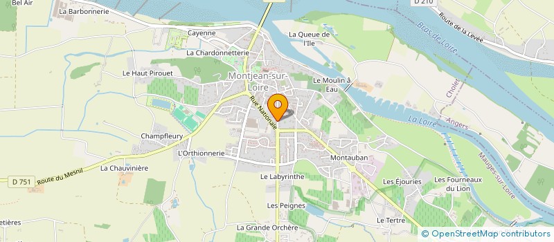 localisation de l'entreprise RENOU  MAUGES-SUR-LOIRE