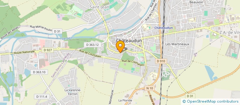 localisation de l'entreprise RENOU AUTOMOBILES-GARAGE DE LA MADELEINE à CHATEAUDUN