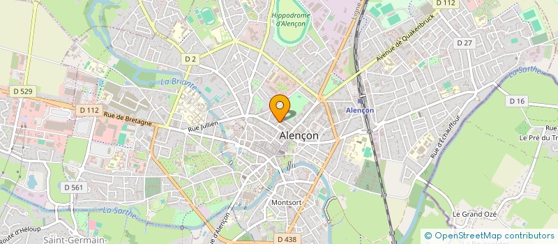 localisation de l'entreprise RENOU FRERES à ALENCON