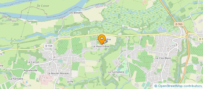 localisation de l'entreprise RENOU FRERES ET FILS  OREE D'ANJOU