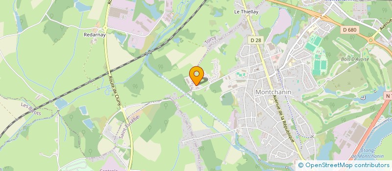 localisation de l'entreprise RENOUARD  MONTCHANIN