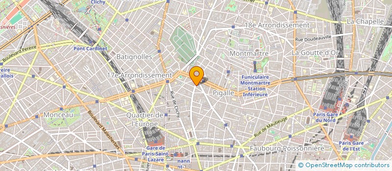 localisation de l'entreprise RENOUARD COMMUNICATION  PARIS