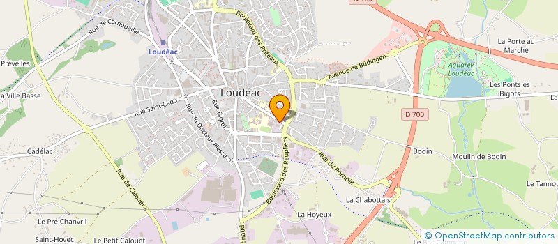 localisation de l'entreprise RENOUARD SAS à LOUDEAC