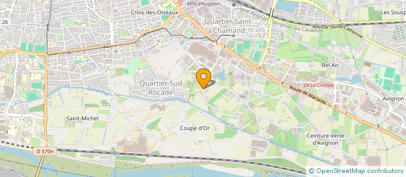 localisation de l'entreprise RENOUD-LIAT PALM BEACH  AVIGNON