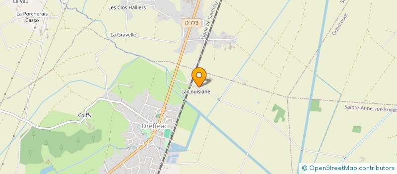 localisation de l'entreprise RENOULT  DREFFEAC