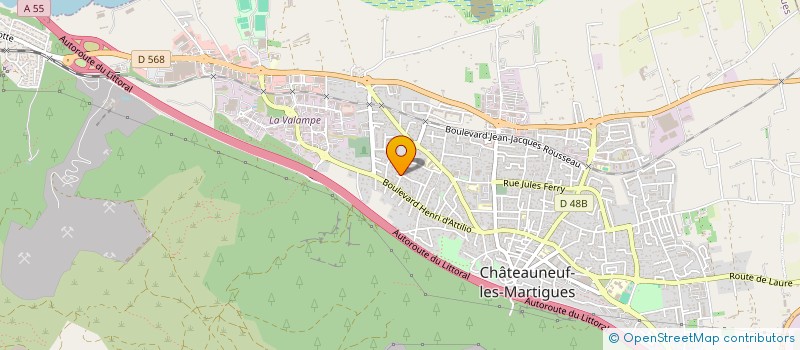localisation de l'entreprise RENOUV'ELLE à CHATEAUNEUF-LES-MARTIGUES
