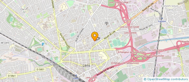 localisation de l'entreprise RENOUV'ENERGIES  LENS