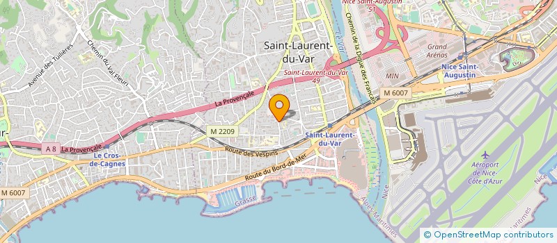 localisation de l'entreprise RENOUVEAU à SAINT-LAURENT-DU-VAR