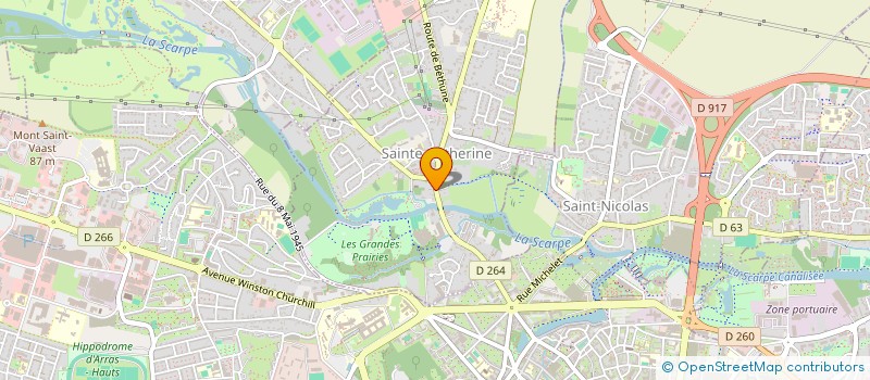 localisation de l'entreprise RENOUVEAU  SAINTE-CATHERINE