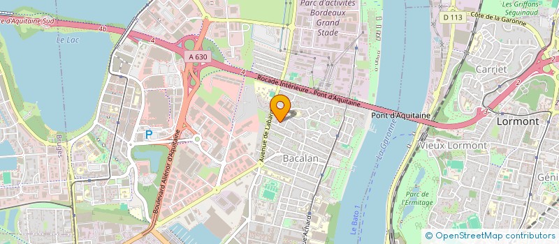 localisation de l'entreprise RENOUVEAU  BORDEAUX