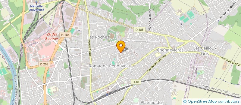 localisation de l'entreprise RENOUVEAU AUTO BLEU  CONFLANS-SAINTE-HONORINE