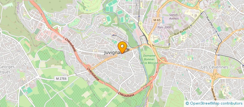 localisation de l'entreprise RENOUVEAU IMMOBILIER  JUVIGNAC