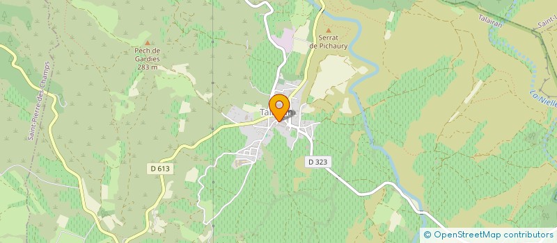 localisation de l'entreprise RENOUVEAU MEDICAL DE NOS BELLES CORBIERES  TALAIRAN