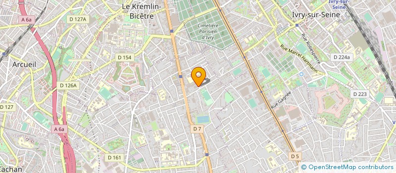 localisation de l'entreprise RENOUX CUISINES & TRAVAUX à VILLEJUIF