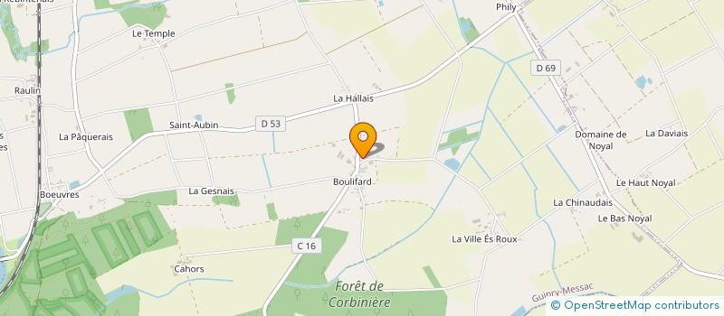 localisation de l'entreprise RENOUX HAMELIN  GUIPRY-MESSAC