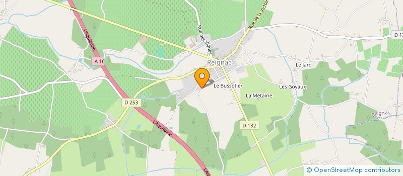 localisation de l'entreprise RENOV'18 INVEST à REIGNAC