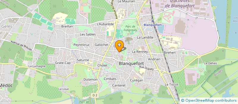 localisation de l'entreprise RENOV 2000 SARL à BLANQUEFORT