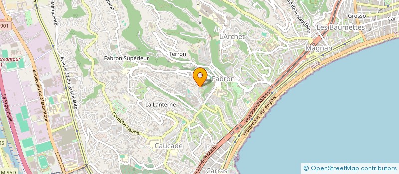localisation de l'entreprise RENOV 26 à NICE