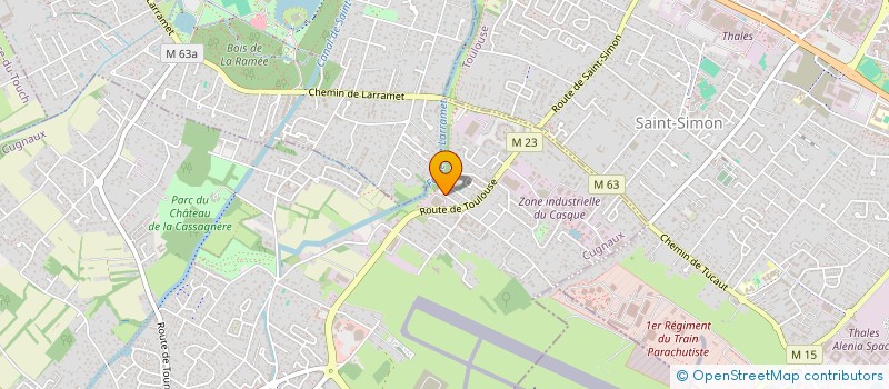 localisation de l'entreprise RENOV 31 à CUGNAUX