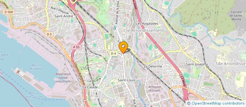 localisation de l'entreprise RENOV 43000  MARSEILLE