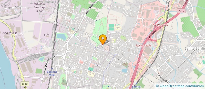 localisation de l'entreprise RENOV+  BASSENS