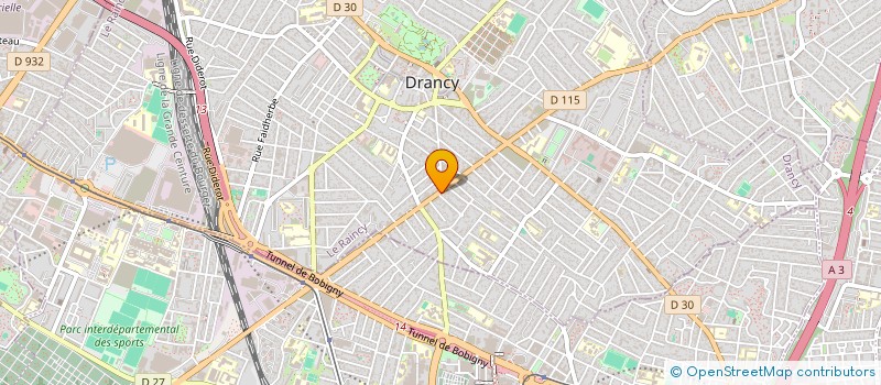 localisation de l'entreprise RENOV à DRANCY
