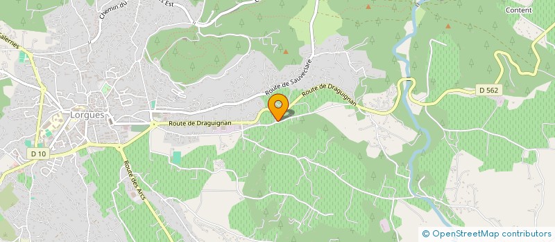 localisation de l'entreprise RENOV  LORGUES