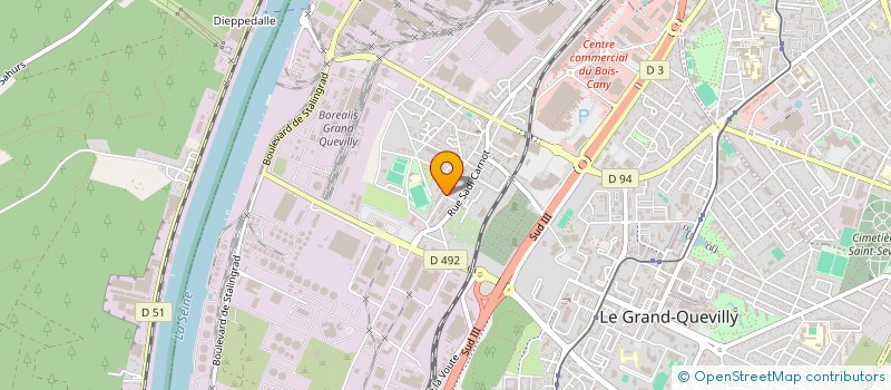 localisation de l'entreprise RENOV 4M  LE GRAND-QUEVILLY