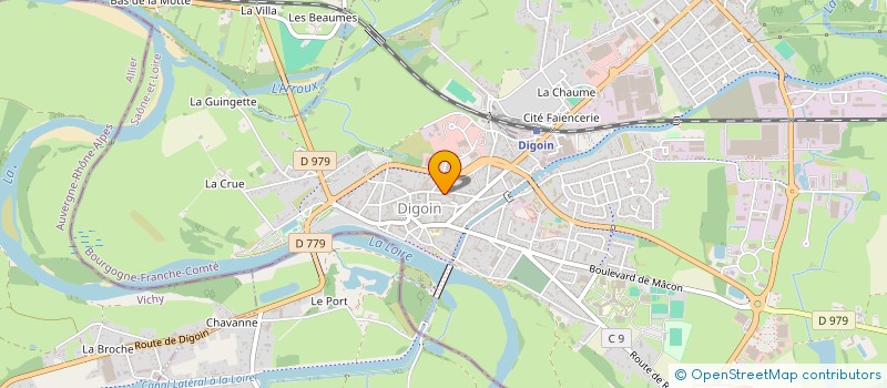 localisation de l'entreprise RENOV 71  DIGOIN