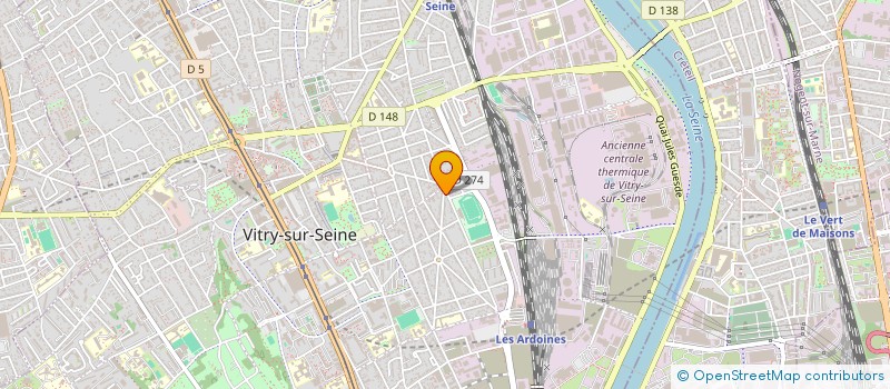 localisation de l'entreprise RENOV 75 à VITRY-SUR-SEINE