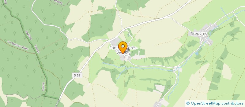 localisation de l'entreprise RENOV 89  FONTENAY-PRES-VEZELAY