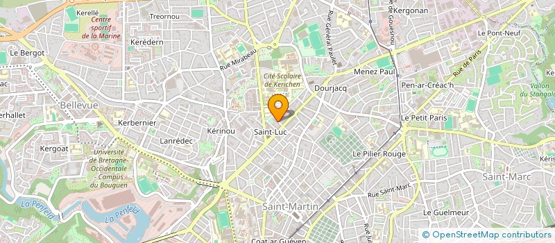 localisation de l'entreprise RENOV+9 à BREST