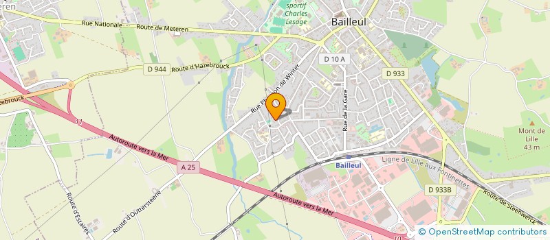 localisation de l'entreprise RENOV à BAILLEUL