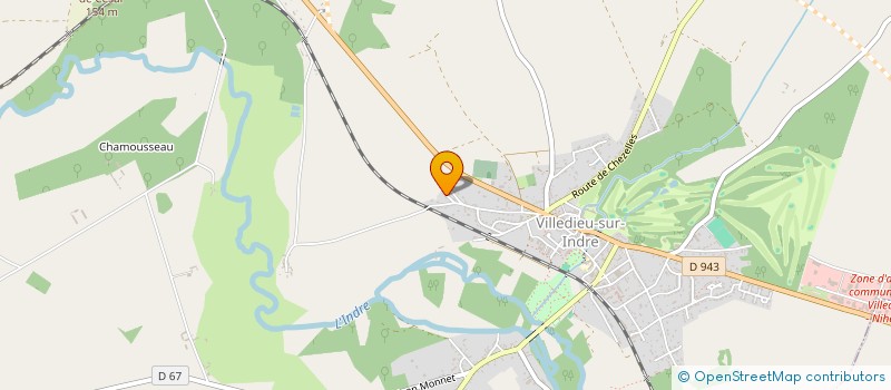 localisation de l'entreprise RENOV + à VILLEDIEU-SUR-INDRE