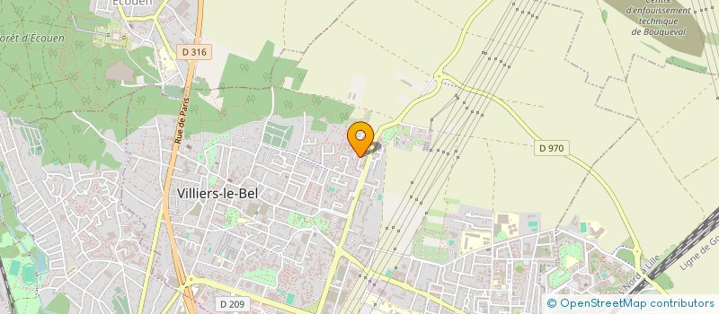 localisation de l'entreprise RENOV 95  VILLIERS-LE-BEL