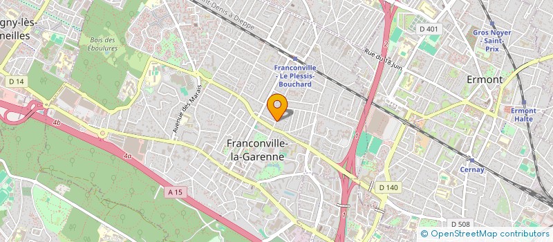 localisation de l'entreprise RENOV 95 à FRANCONVILLE