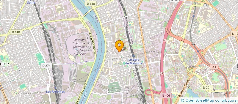 localisation de l'entreprise RENOV à ALFORTVILLE