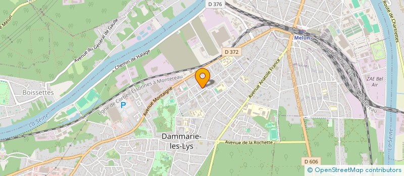 localisation de l'entreprise RENOV à DAMMARIE-LES-LYS