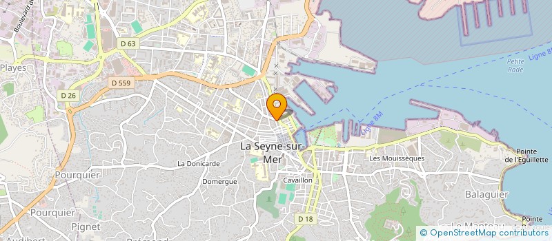 localisation de l'entreprise RENOV A FOND à LA SEYNE-SUR-MER