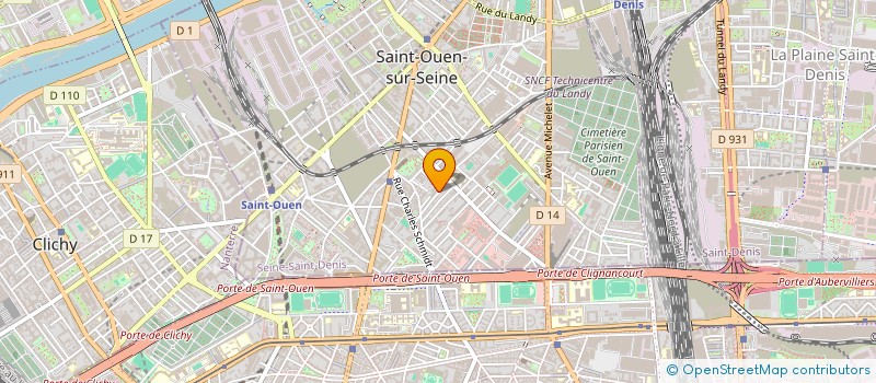 localisation de l'entreprise RENOV ACCESS à SAINT-OUEN-SUR-SEINE