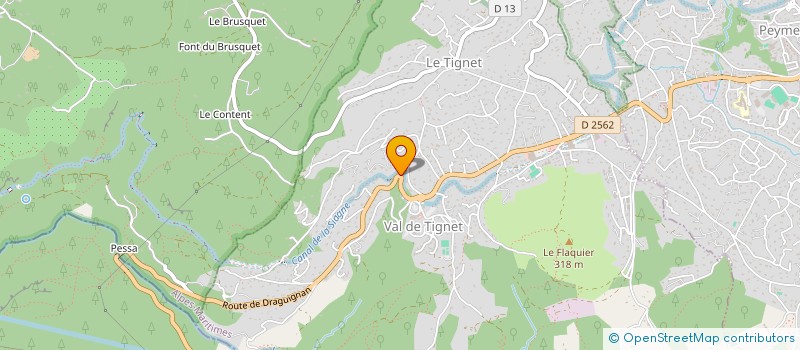 localisation de l'entreprise RENOV ACIENDA à LE TIGNET