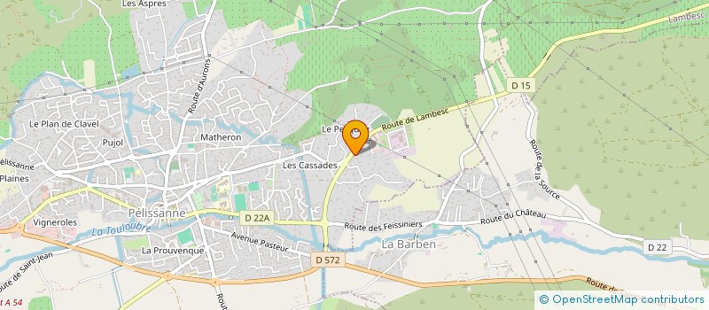 localisation de l'entreprise RENOV'ACTION à PELISSANNE